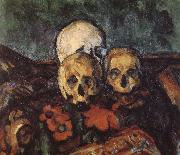 carpet three skull Paul Cezanne